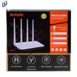 Tenda F6 N300 Wireless Router with 4 Antennas
